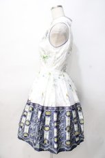 画像2: AMBERMIRROR / 千秋冠 チャイナ風ドレス M 白 Y-25-07-29-072-LO-OP-SZ-ZT390 (2)