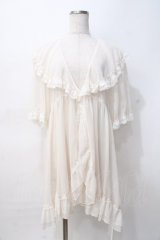 axes femme / レース×チュール楊柳ガウン F 生成り Y-25-07-29-078-AX-TO-SZ-ZY