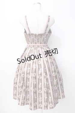画像3: axes femme kawaii / Rosy Bear柄ジャンスカ M 茶 Y-25-07-29-079-AX-OP-SZ-ZY