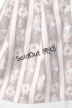 画像4: axes femme kawaii / Rosy Bear柄ジャンスカ M 茶 Y-25-07-29-079-AX-OP-SZ-ZY