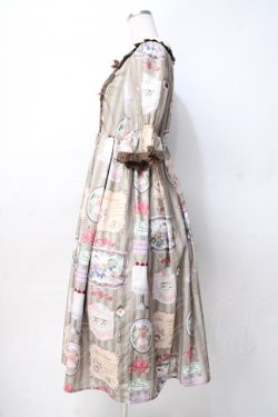 画像2: axes femme kawaii / ティティ×ベアファミリーワンピース M 茶 Y-25-07-29-080-AX-OP-SZ-ZY