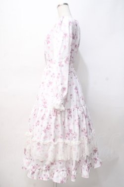 画像2: axes femme / SAKURAティアードワンピース M ピンク Y-25-07-29-082-AX-OP-SZ-ZY