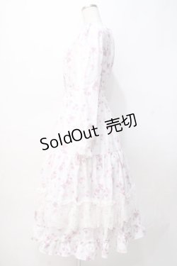 画像2: axes femme / SAKURAティアードワンピース M ピンク Y-25-07-29-082-AX-OP-SZ-ZY
