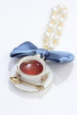 画像1: axes femme kawaii / ティーカップバッグチャーム  ブルー Y-25-07-29-012-AX-AC-SZ-ZY