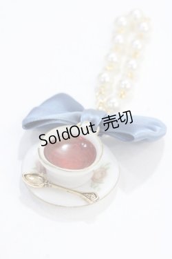 画像1: axes femme kawaii / ティーカップバッグチャーム  ブルー Y-25-07-29-012-AX-AC-SZ-ZY