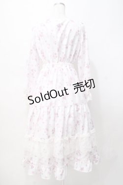 画像3: axes femme / SAKURAティアードワンピース M ピンク Y-25-07-29-082-AX-OP-SZ-ZY