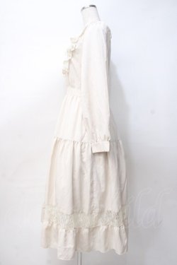 画像2: axes femme POETIQUE / ブロッキングブーケ刺繍ワンピース M 生成り Y-25-07-29-083-AX-OP-SZ-ZY