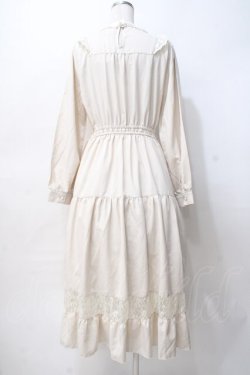 画像3: axes femme POETIQUE / ブロッキングブーケ刺繍ワンピース M 生成り Y-25-07-29-083-AX-OP-SZ-ZY