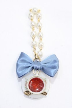 画像2: axes femme kawaii / ティーカップバッグチャーム  ブルー Y-25-07-29-012-AX-AC-SZ-ZY