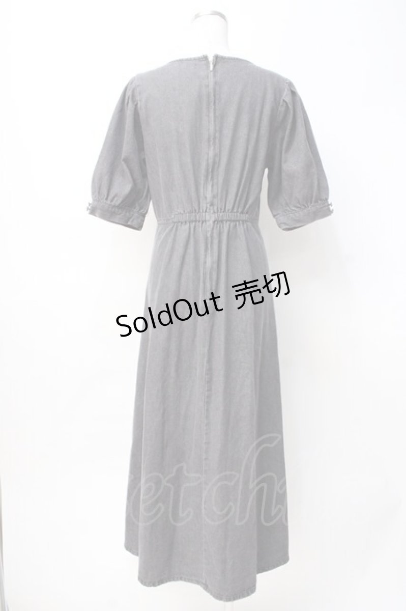 画像3: axes femme / デニムワンピース M グレー Y-25-07-29-086-AX-OP-SZ-ZH (3)