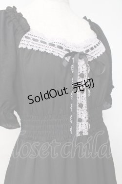 画像5: axes femme POETIQUE / オフショルティアードワンピース M 黒 Y-25-07-29-087-AX-OP-SZ-ZY