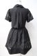 画像3: axes femme POETIQUE / シアーチェックスカラップワンピース M 黒 Y-25-07-29-090-AX-OP-SZ-ZY (3)