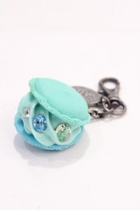 Q-pot. / 東京スカイツリータウン限定/TSTマカロンバッグチャーム  ブルー Y-25-07-29-013-QP-AC-SZ-ZY