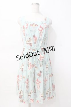 画像1: Jane Marple / Sweet Parfaitのスクエアドレス M ミント Y-25-07-29-093-JM-OP-SZ-ZY