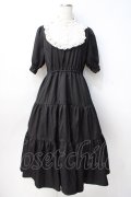 m petit by misako / TT*AMデシンヨークワンピース L 黒 Y-25-07-29-095-LO-OP-SZ-ZY