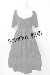 m petit by misako / TT*AMデシンヨークワンピース L 黒 Y-25-07-29-095-LO-OP-SZ-ZY