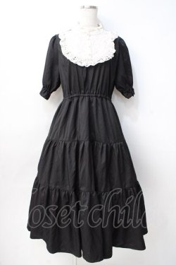 画像1: m petit by misako / TT*AMデシンヨークワンピース L 黒 Y-25-07-29-095-LO-OP-SZ-ZY