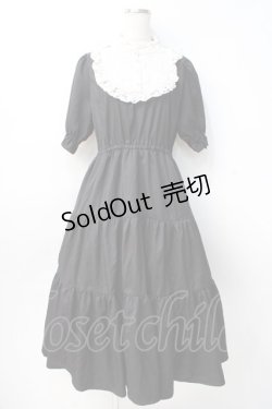 画像1: m petit by misako / TT*AMデシンヨークワンピース L 黒 Y-25-07-29-095-LO-OP-SZ-ZY