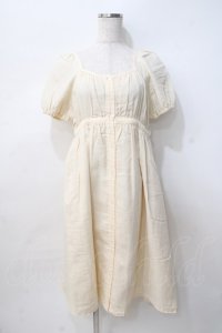 PEACE NOW / スクエアワンピース M 生成 Y-25-07-29-097-PU-OP-SZ-ZY