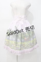 BABY,THE STARS SHINE BRIGHT / 追憶の鏡の中のLabyrinthスカート  ピンク Y-25-07-29-098-BA-SK-SZ-ZY