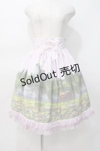 BABY,THE STARS SHINE BRIGHT / 追憶の鏡の中のLabyrinthスカート  ピンク Y-25-07-29-098-BA-SK-SZ-ZY