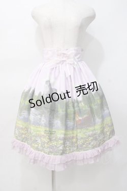 画像1: BABY,THE STARS SHINE BRIGHT / 追憶の鏡の中のLabyrinthスカート  ピンク Y-25-07-29-098-BA-SK-SZ-ZY