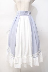 axes femme kawaii / マリアンヌスカート M サックス Y-25-07-29-102-AX-SK-SZ-ZY