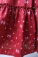 画像4: axes femme kawaii / ハートドット柄ティアードスカート M 赤 Y-25-07-29-103-AX-SK-SZ-ZY (4)