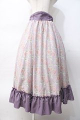 Kurumi Collaboration / グレイスフルコルセット風ロングスカート L ラベンダー Y-25-07-29-106-LO-SK-SZ-ZY