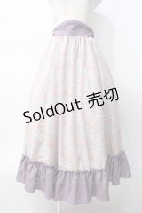 Kurumi Collaboration / グレイスフルコルセット風ロングスカート L ラベンダー Y-25-07-29-106-LO-SK-SZ-ZY