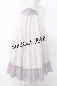 Kurumi Collaboration / グレイスフルコルセット風ロングスカート L ラベンダー Y-25-07-29-106-LO-SK-SZ-ZY