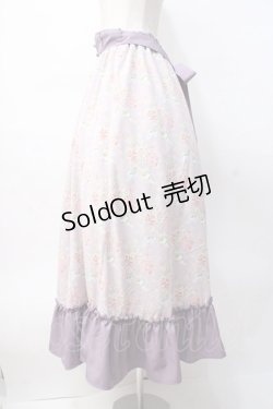 画像2: Kurumi Collaboration / グレイスフルコルセット風ロングスカート L ラベンダー Y-25-07-29-106-LO-SK-SZ-ZY