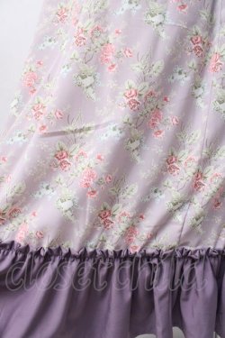 画像4: Kurumi Collaboration / グレイスフルコルセット風ロングスカート L ラベンダー Y-25-07-29-106-LO-SK-SZ-ZY