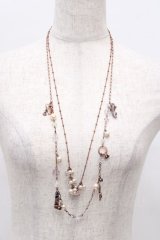 axes femme / モチーフ2連ネックレス  Aゴールド Y-25-07-29-002-AX-AC-SZ-ZY