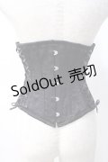 abilletage / ローズサテンコルセット 2 ブラック Y-25-07-29-118-GO-TO-SZ-ZY