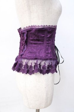 画像2: ATELIER PIERROT / Frill Short Corset  パープル Y-25-07-29-120-EL-TO-SZ-ZY