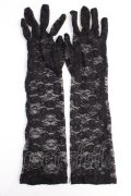 GOTH / レース手袋  黒 Y-25-07-29-021-GO-ZA-SZ-ZY
