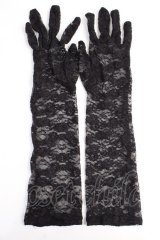 GOTH / レース手袋  黒 Y-25-07-29-021-GO-ZA-SZ-ZY