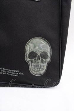 画像4: SHIN&COMPANY / スカルトートバッグ  黒 Y-25-07-29-022-PU-BG-SZ-ZY