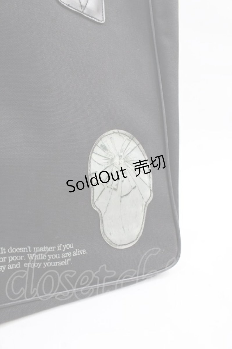 画像5: SHIN&COMPANY / スカルトートバッグ  黒 Y-25-07-29-022-PU-BG-SZ-ZTK019 (5)