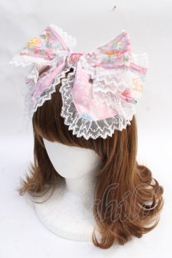 画像1: BABY,THE STARS SHINE BRIGHT / KC Le Bouquet de la Croixカチューシャ  ピンク Y-25-07-29-026-BA-AC-AS-ZY