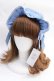 画像1: axes femme kawaii / ドットチュールフリルカチューシャ  ブルー Y-25-07-29-028-AX-AC-SZ-ZY (1)