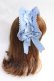 画像4: axes femme kawaii / ドットチュールフリルカチューシャ  ブルー Y-25-07-29-028-AX-AC-SZ-ZY (4)