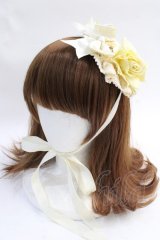 BABY,THE STARS SHINE BRIGHT / Julietのためのソネット~Romantic Irony入りの恋薬~柄ヘッドドレス  生成 Y-25-07-29-032-BA-AC-SZ-ZY