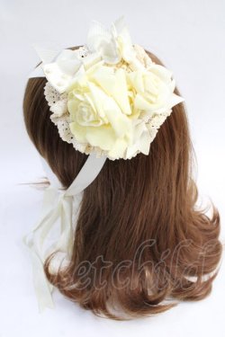 画像2: BABY,THE STARS SHINE BRIGHT / Julietのためのソネット~Romantic Irony入りの恋薬~柄ヘッドドレス  生成 Y-25-07-29-032-BA-AC-SZ-ZY