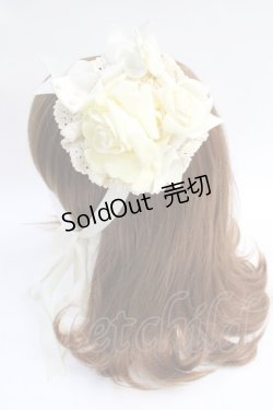 画像2: BABY,THE STARS SHINE BRIGHT / Julietのためのソネット~Romantic Irony入りの恋薬~柄ヘッドドレス  生成 Y-25-07-29-032-BA-AC-SZ-ZY