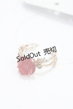 画像1: axes femme / FAVミニローズリング  赤 Y-25-07-31-001-AX-AC-SZ-ZY