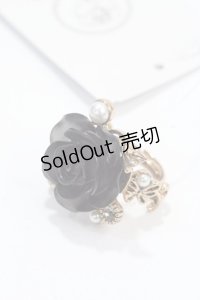 axes femme / フェイバリットローズリング  黒 Y-25-07-31-004-AX-AC-SZ-ZY