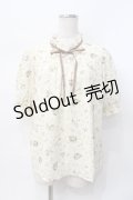 axes femme POETIQUE / ディズニーバンビ/ブラウス  生成り Y-25-07-31-036-AX-BL-SZ-ZY