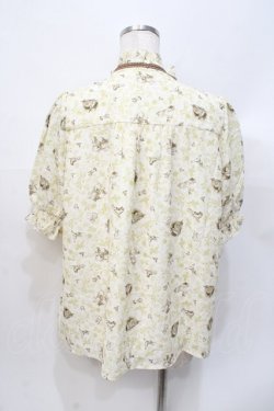 画像3: axes femme POETIQUE / ディズニーバンビ/ブラウス  生成り Y-25-07-31-036-AX-BL-SZ-ZY